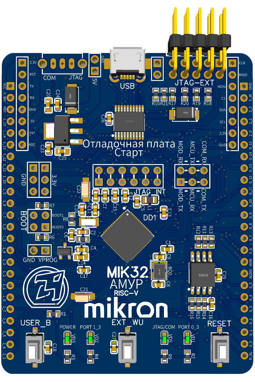 Плата Старт Внешний вид